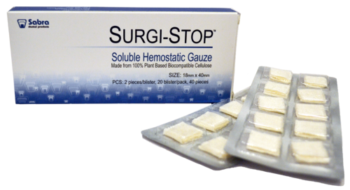 Surgi-Stop Soluable Hemostatic Gauze